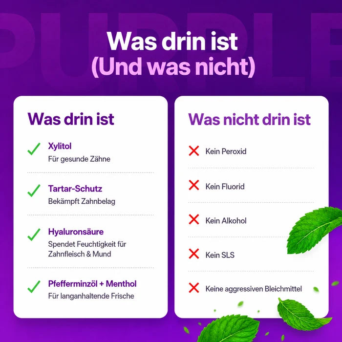 GlowDent VIOLET+ Purple Mundspülung